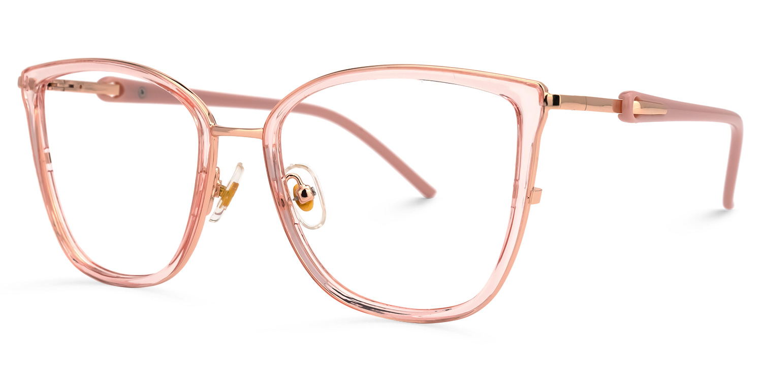 ZEELOOL Mayoral Square Pink Glasses