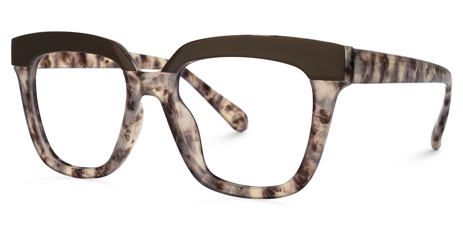 Cecelia Square Floral Glasses1