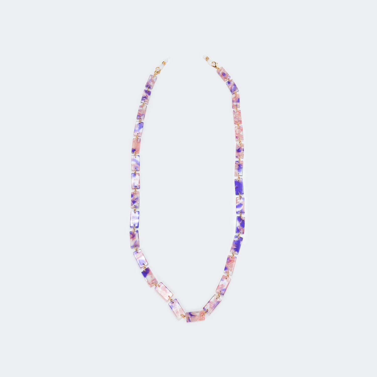 Pretty Lump Purple Eyeglasses Chains2