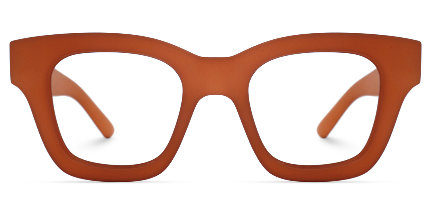 Adriane Square Brown Glasses0