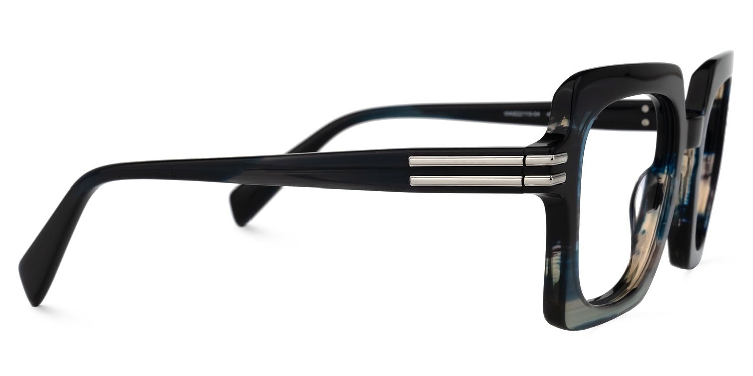 Nogueda Square Blue Glasses2