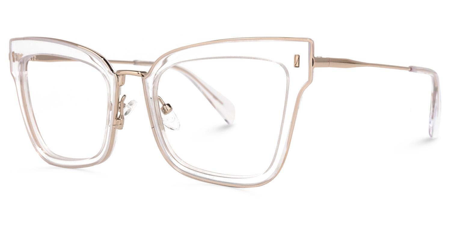 ZEELOOL Tashawna Cateye Crystal Glasses