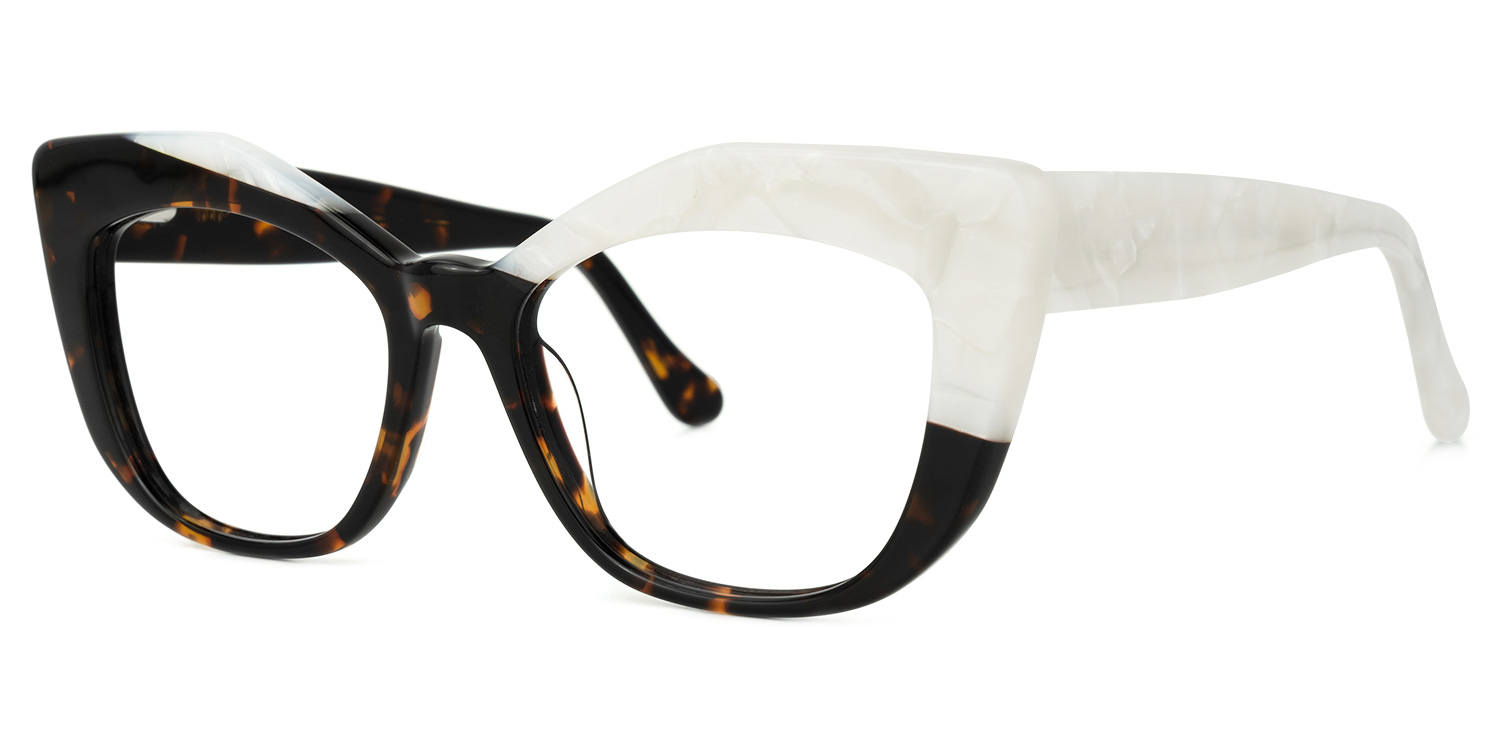 ZEELOOL Misha Cateye Tortoise Glasses