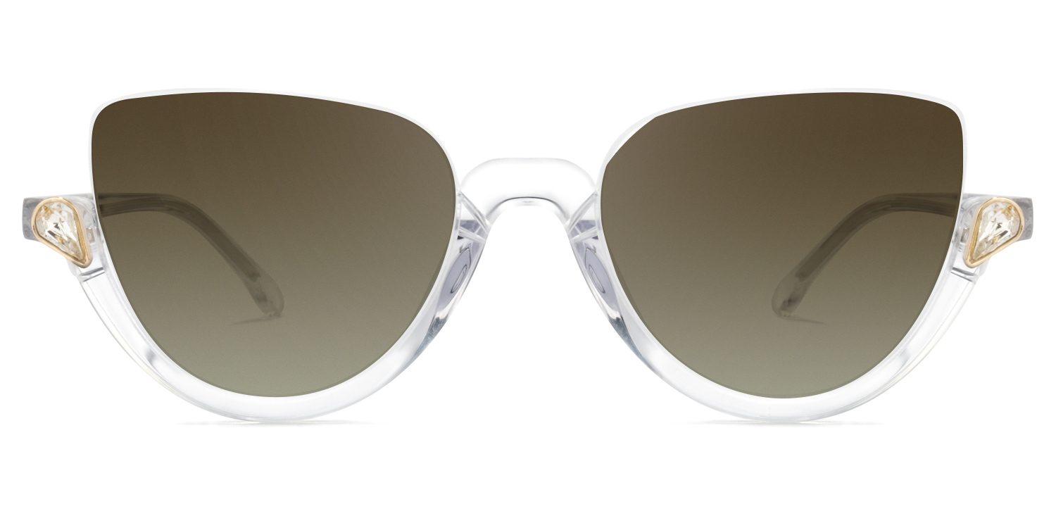 Cat Eye Clear Glasses12