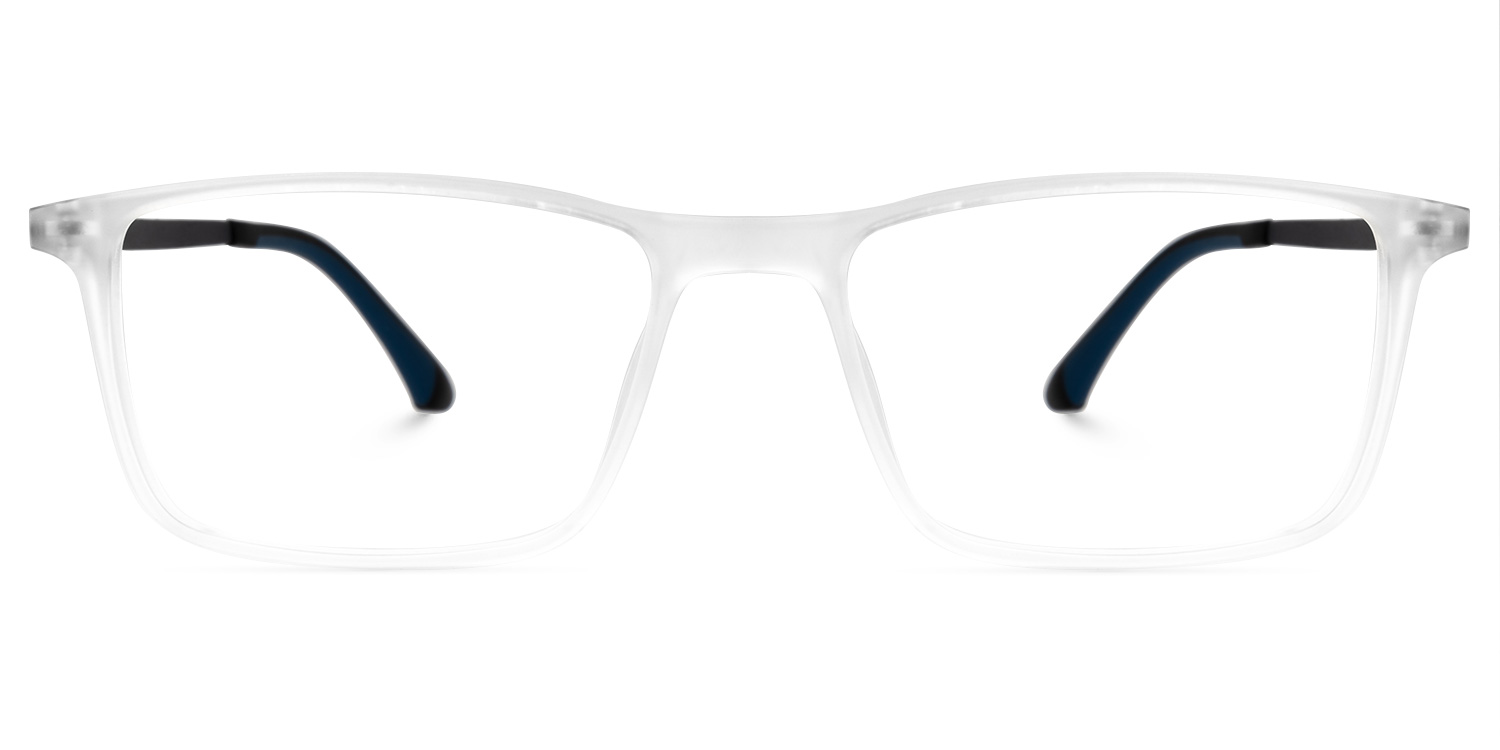 Bollin Rectangle White Glasses0