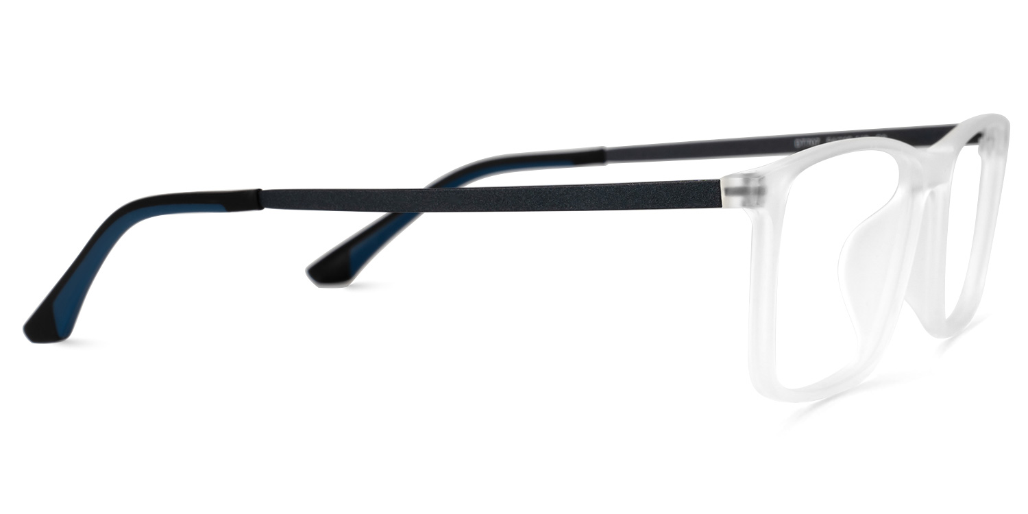 Bollin Rectangle White Glasses2