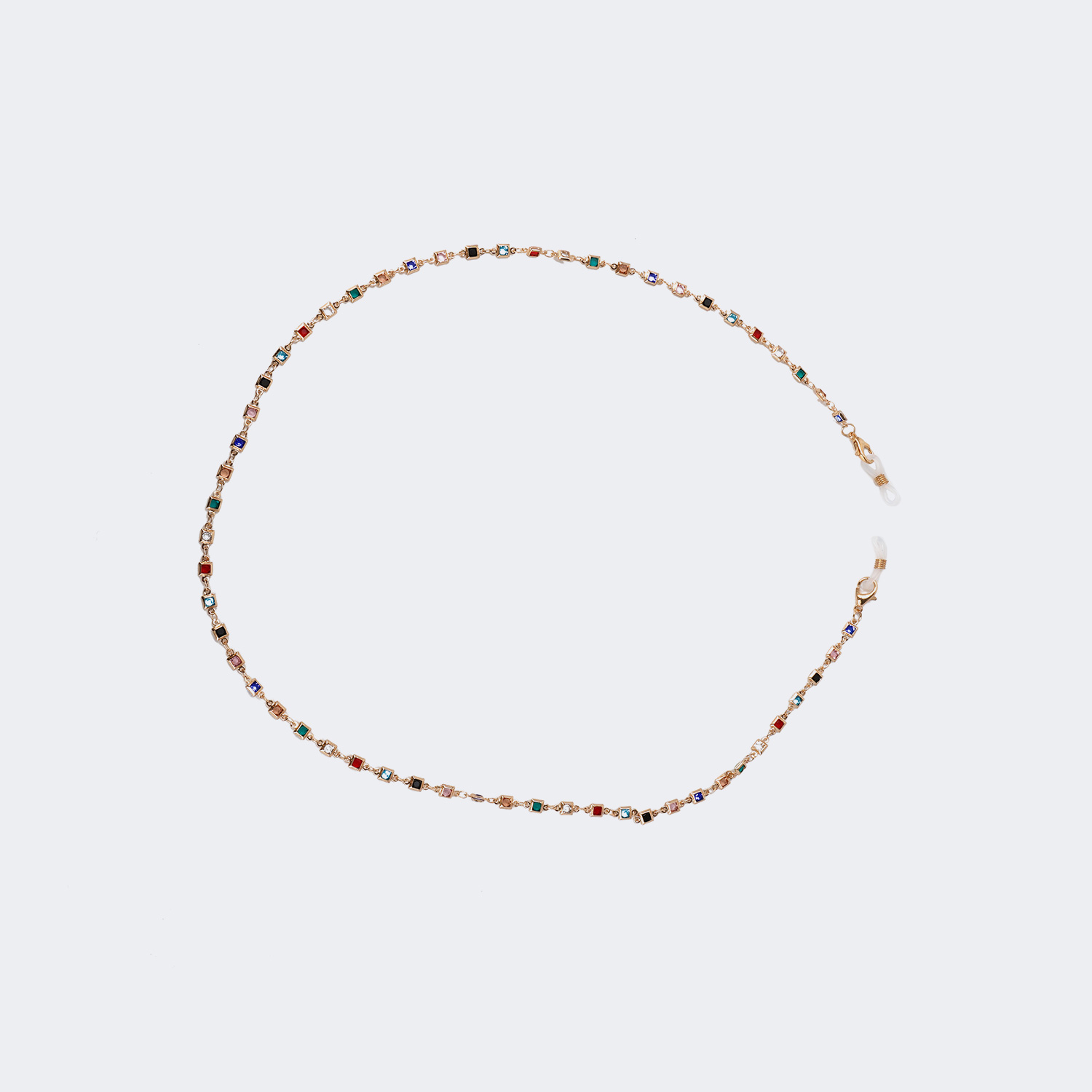 Beautiful Multicolor Diamond Eyeglasses Chains2