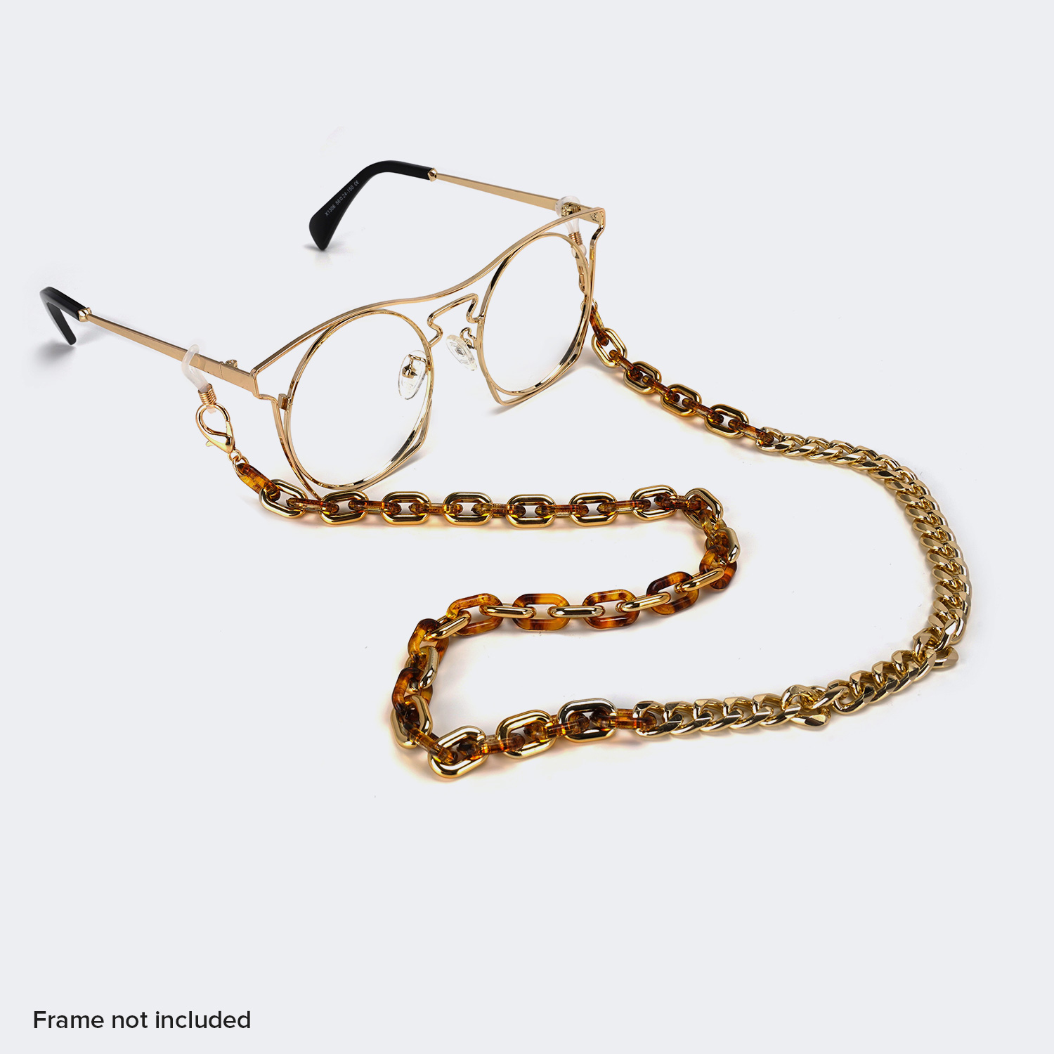 Vintage Tortoise Gold Spliced Eyeglasses Glasses0
