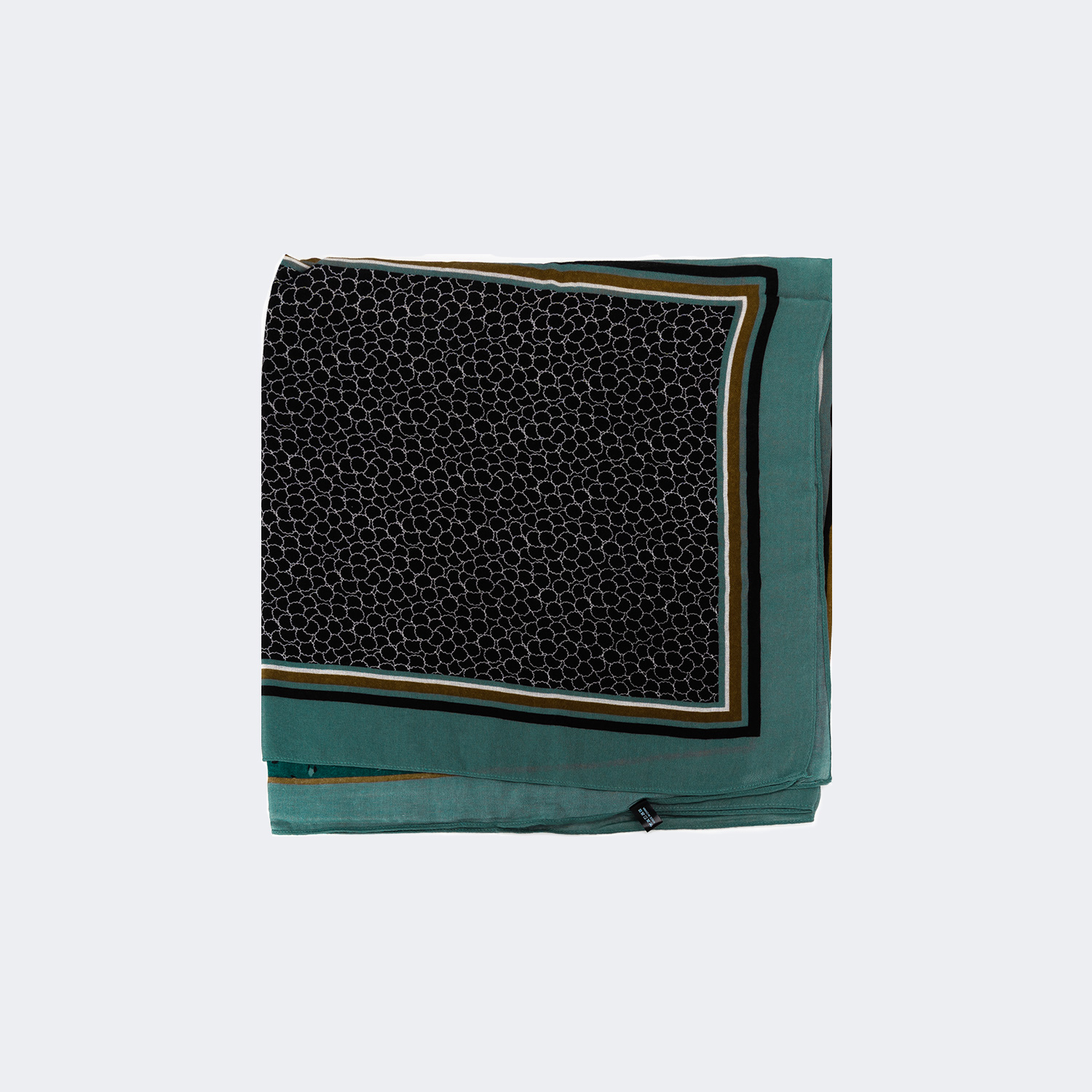 Vintage Four Seasons Available Black-Green Scarves2