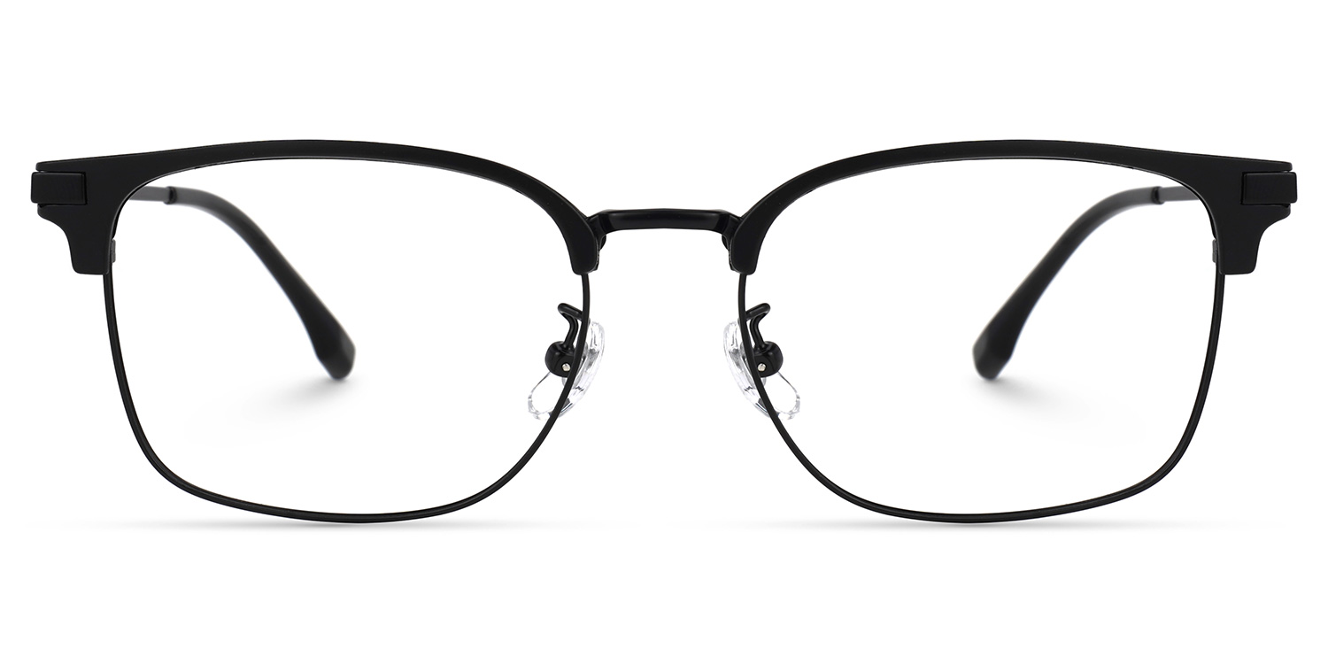 Turkessa Browline Black Glasses0
