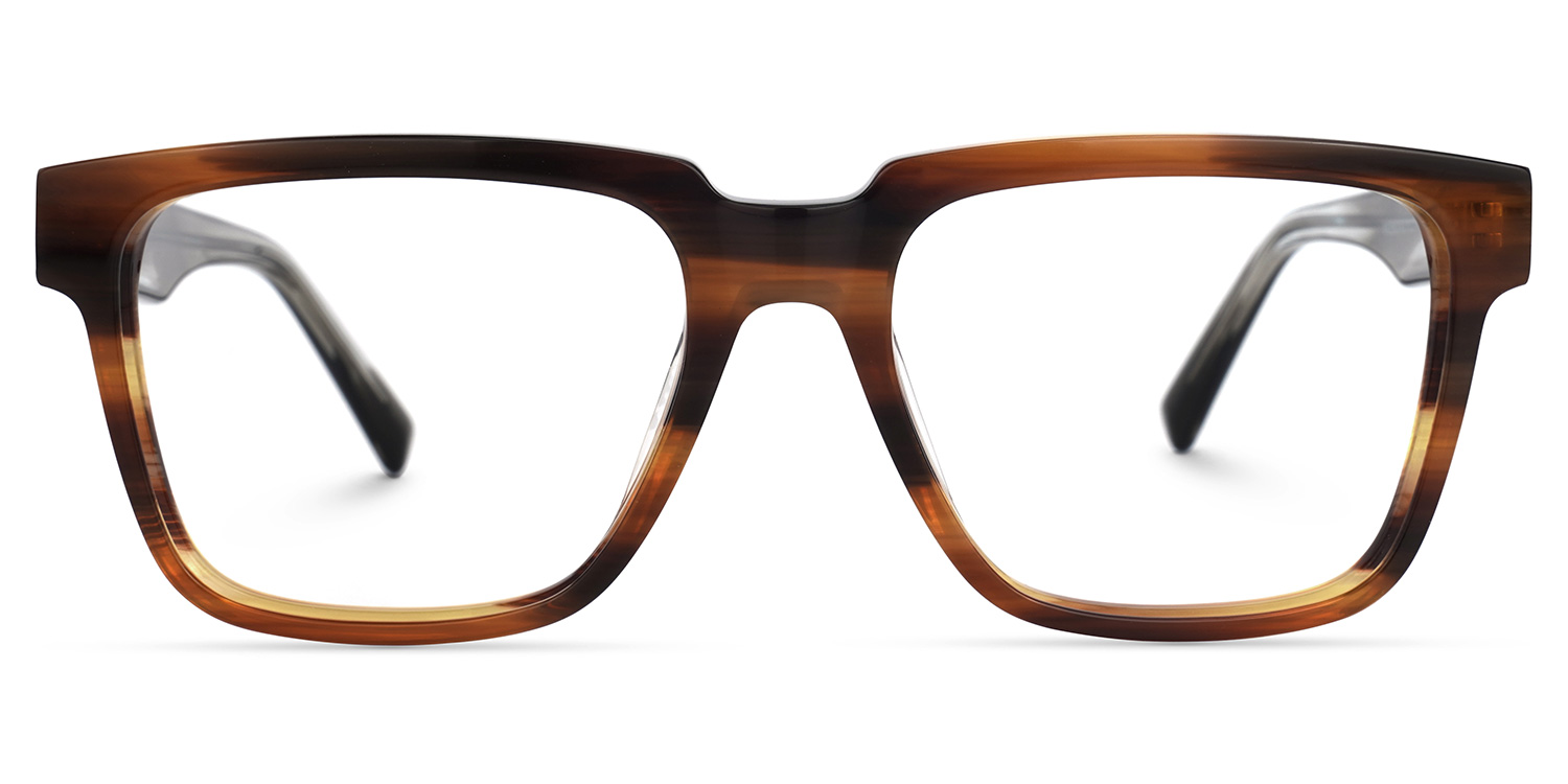 Tavares Square Brown Glasses