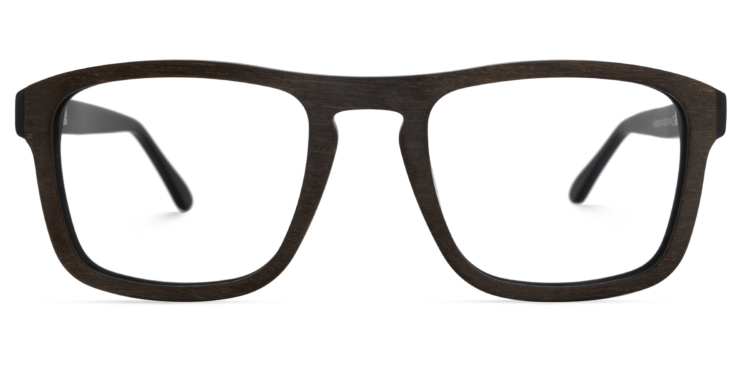 Barbee Square Brown Glasses