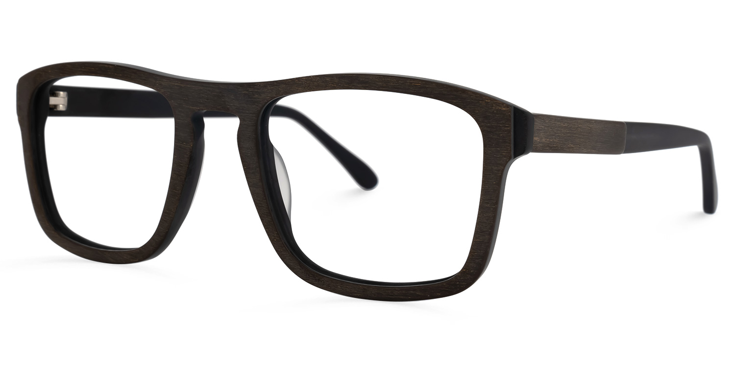 ZEELOOL Barbee Square Brown Glasses