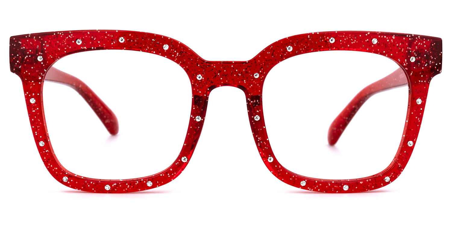 Eussub Square Red Glasses good-img