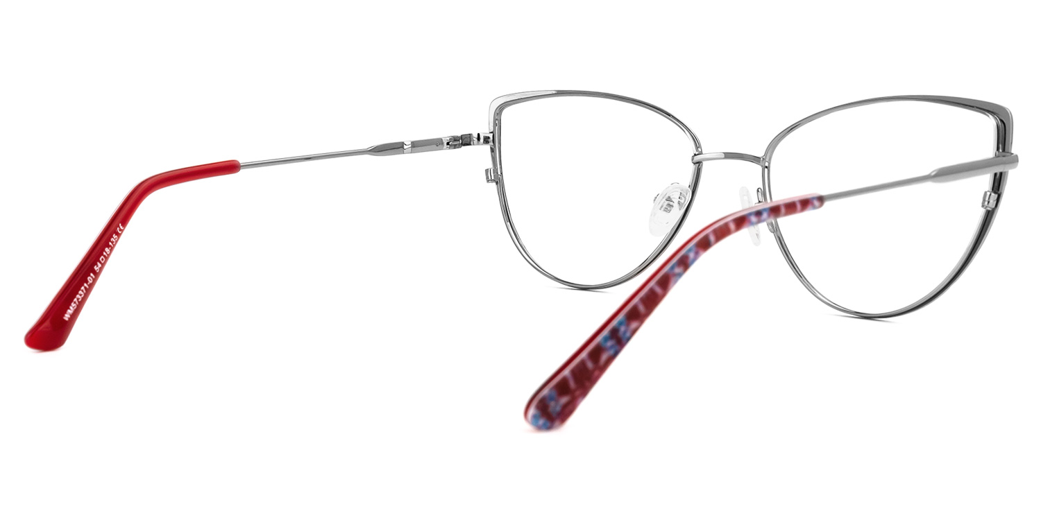 Mesha Cateye Pink-Floral Glasses3