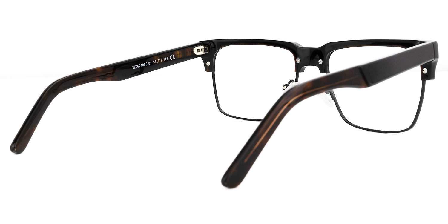 Mienzer Browline Black Glasses3