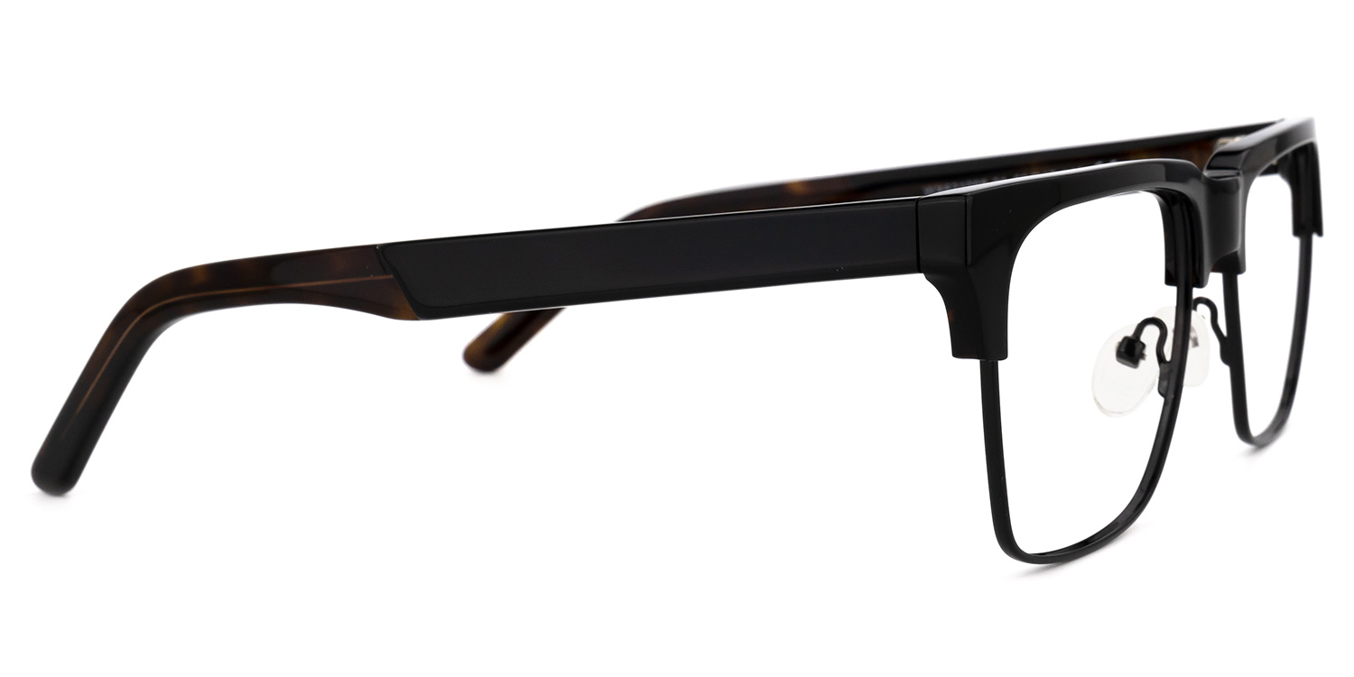 Mienzer Browline Black Glasses2