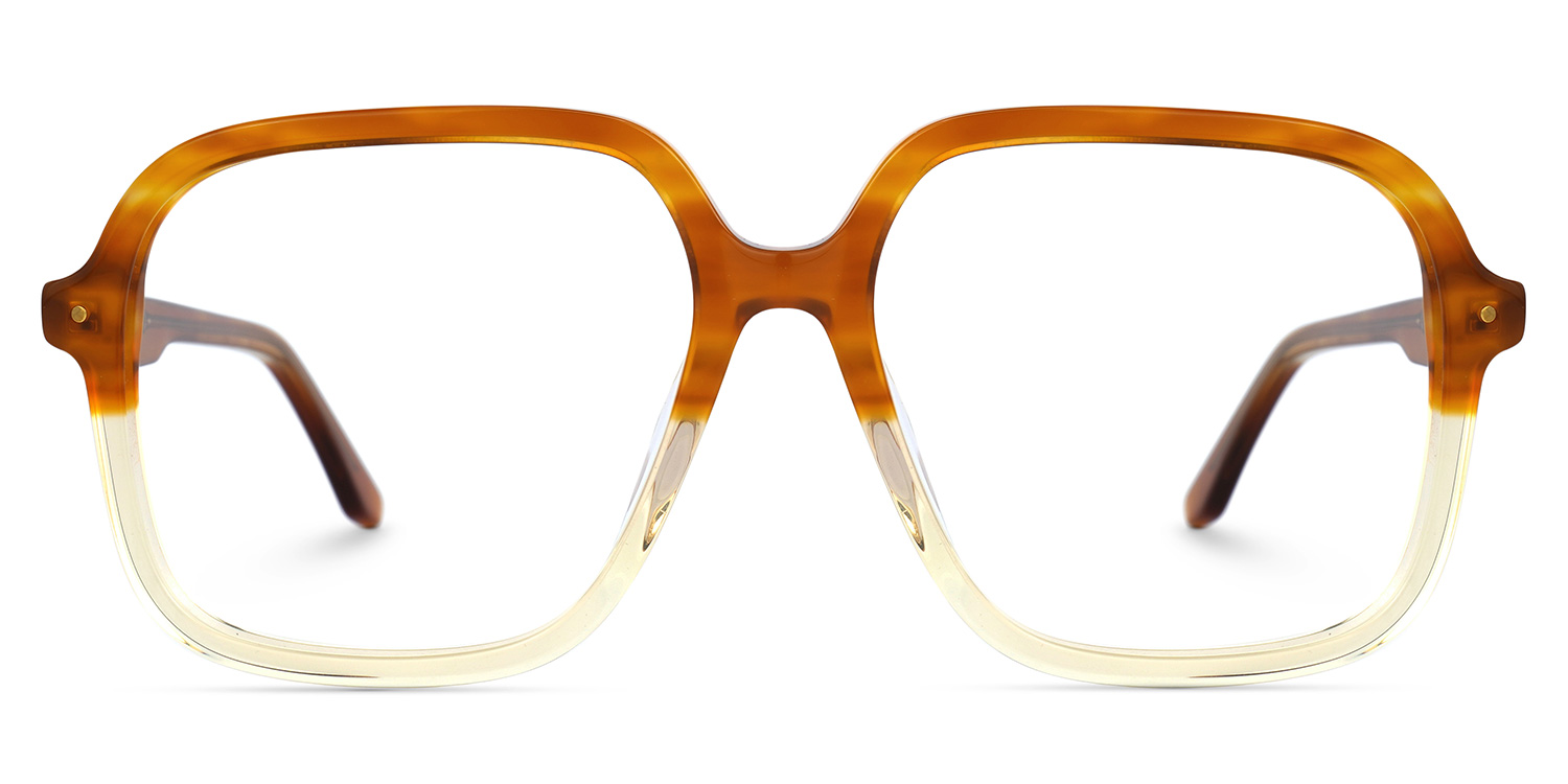 Caroline Square Two-Tone Glasses