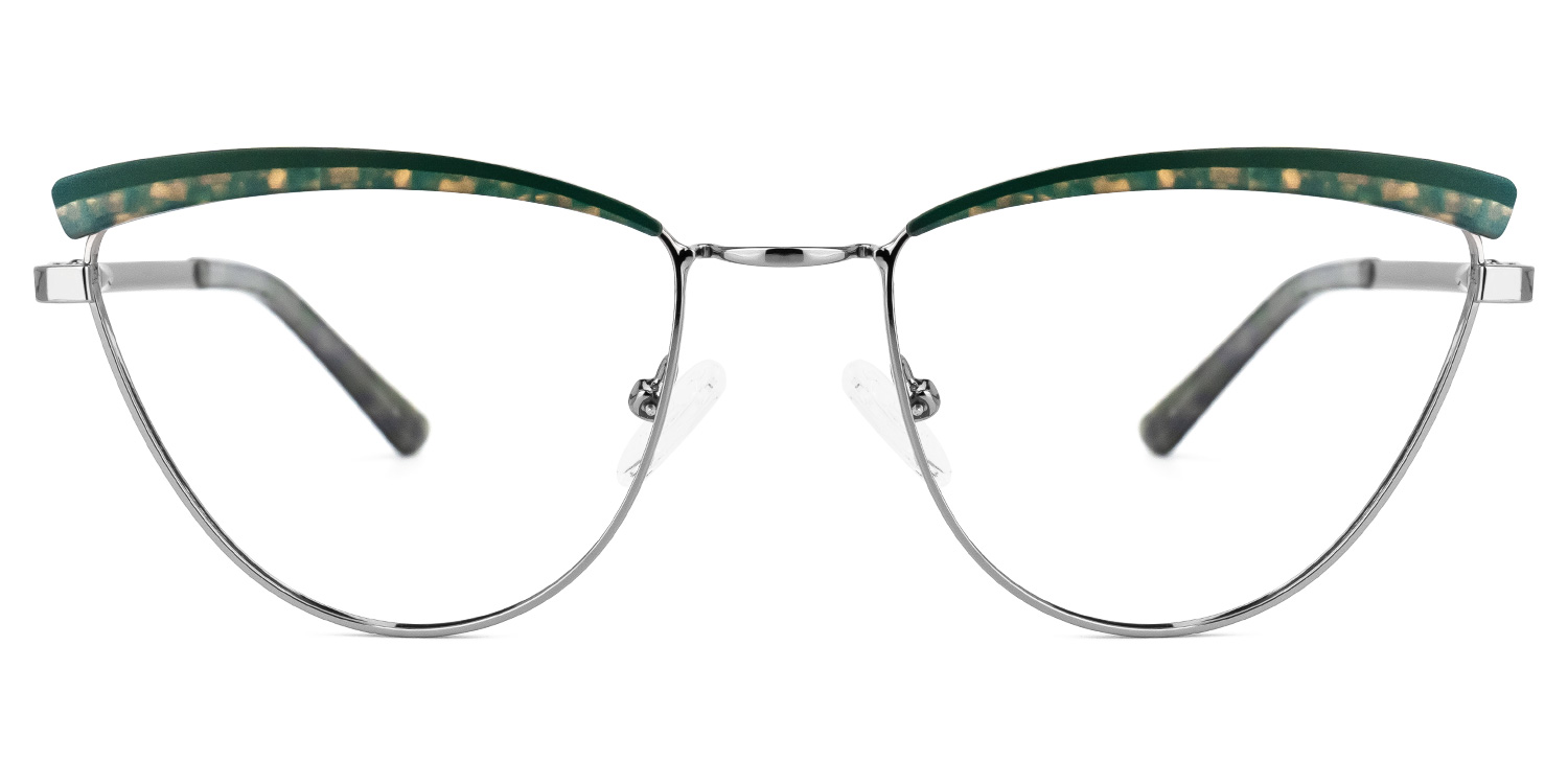 Freitas Browline Silver Glasses