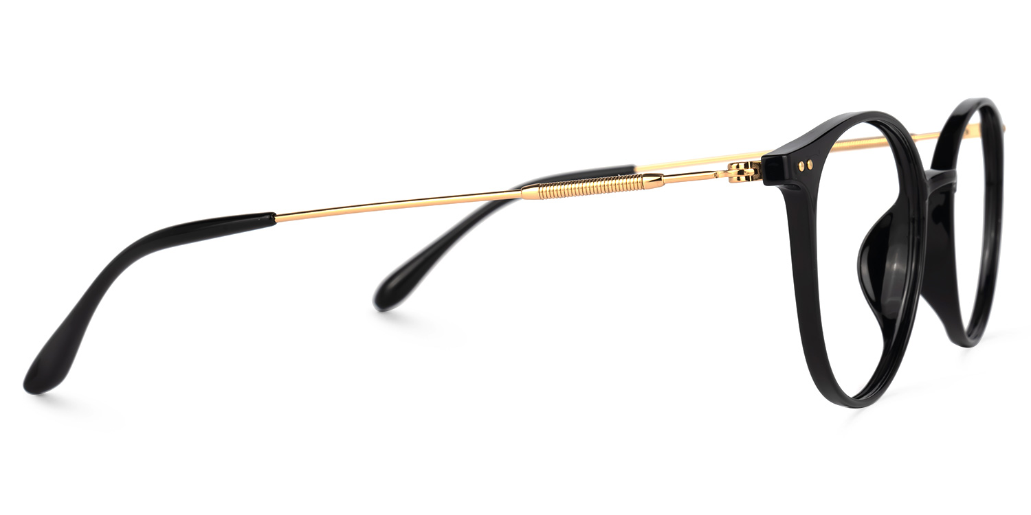 Judsy Round Black Glasses3