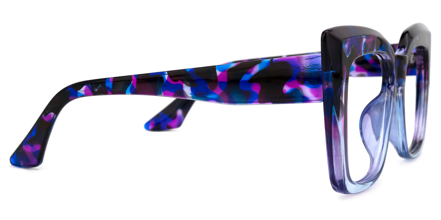 Tyhishia Square Purple-Tortoise Glasses2