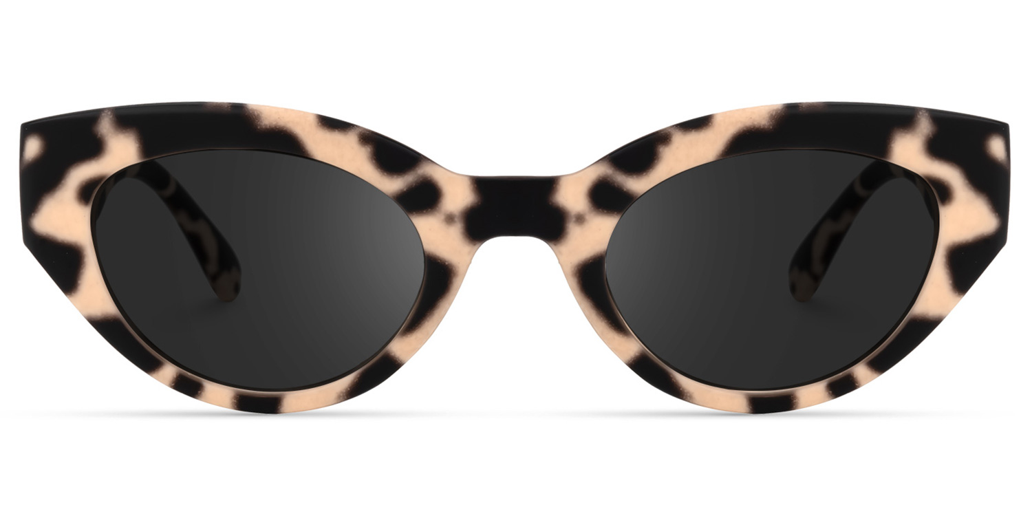 Rocky Oval Leopard Sunglasses0
