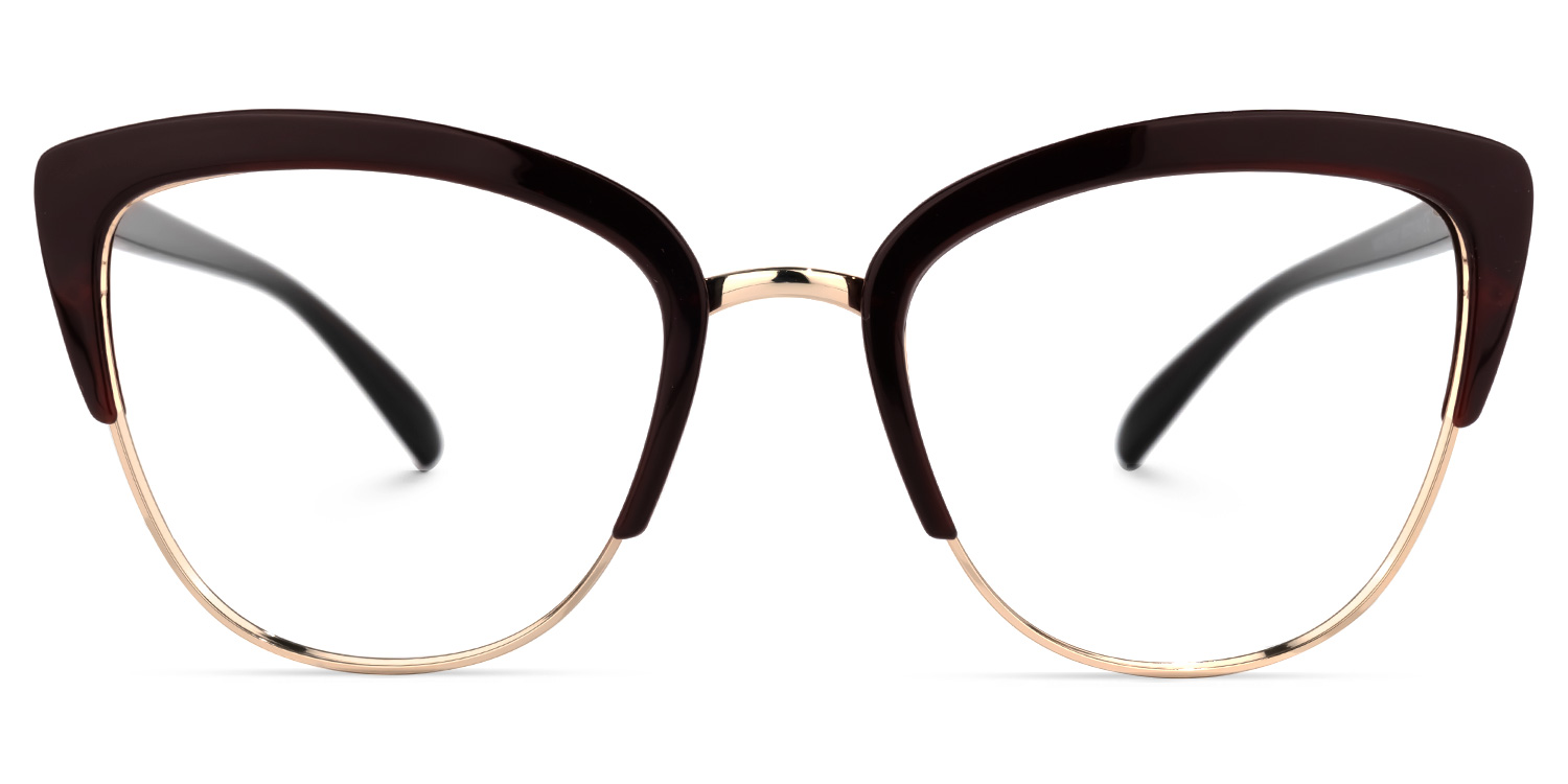 Randisha Cateye Burgundy Glasses good-img