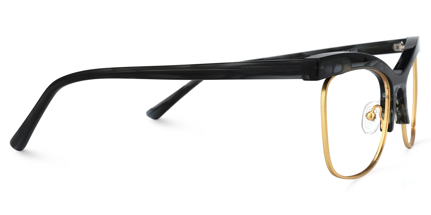 Catala Browline Gray Glasses2