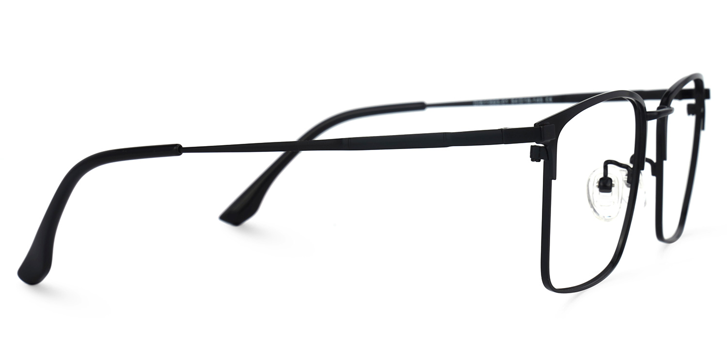 Jones Rectangle Black Glasses3