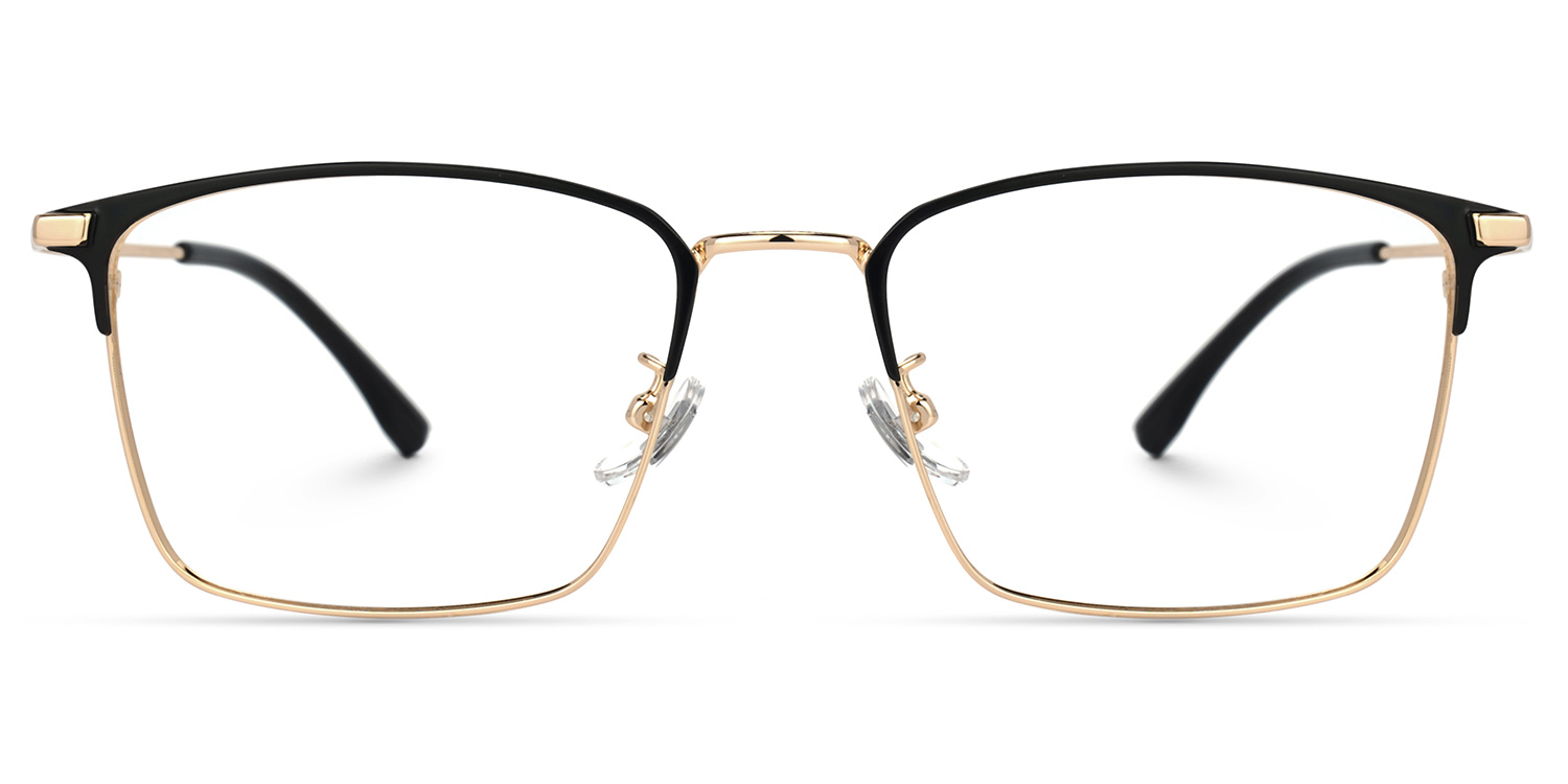 Jones Rectangle Rose-Gold Glasses0