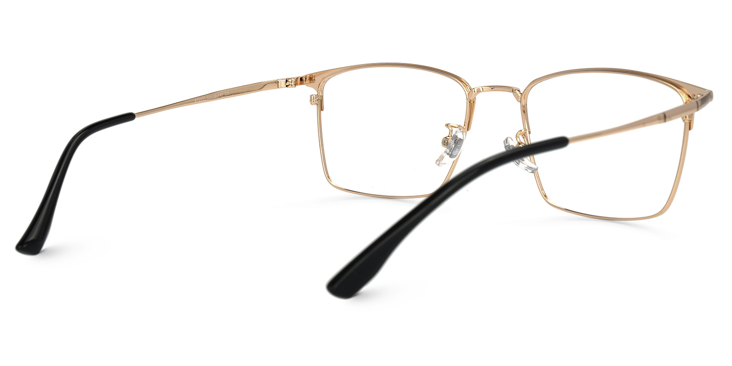 Jones Rectangle Rose-Gold Glasses2