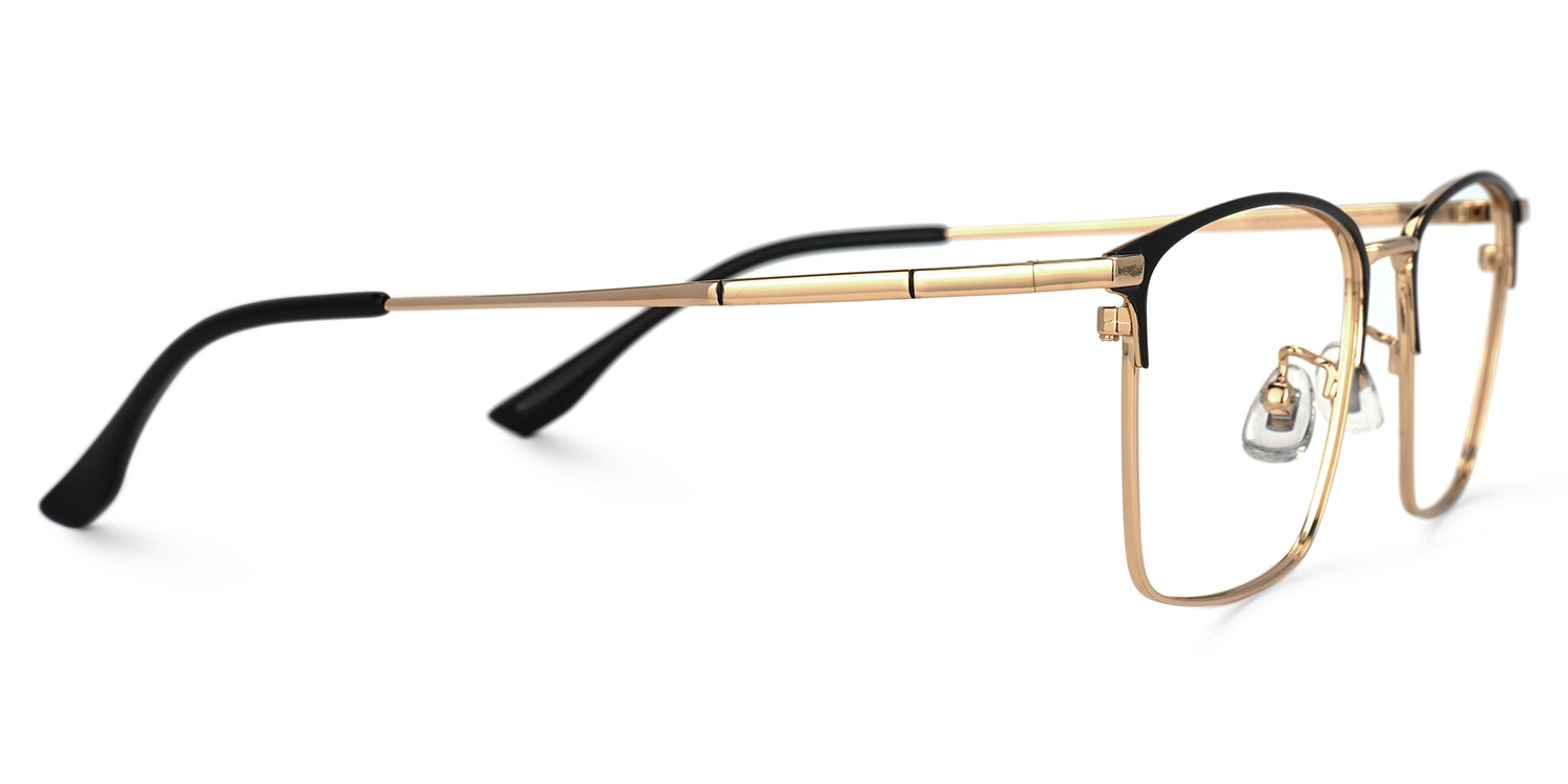 Jones Rectangle Rose-Gold Glasses3