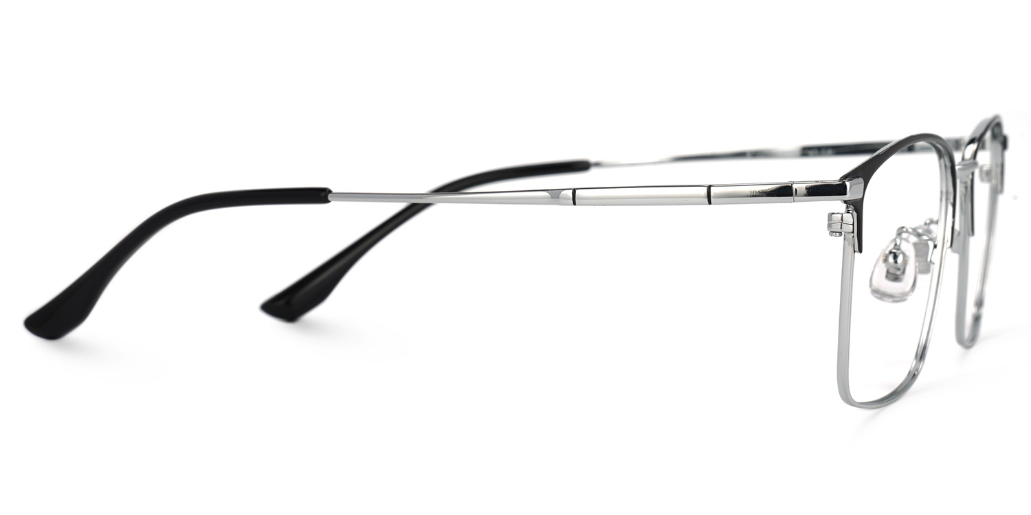 Jones Rectangle Silver Glasses3
