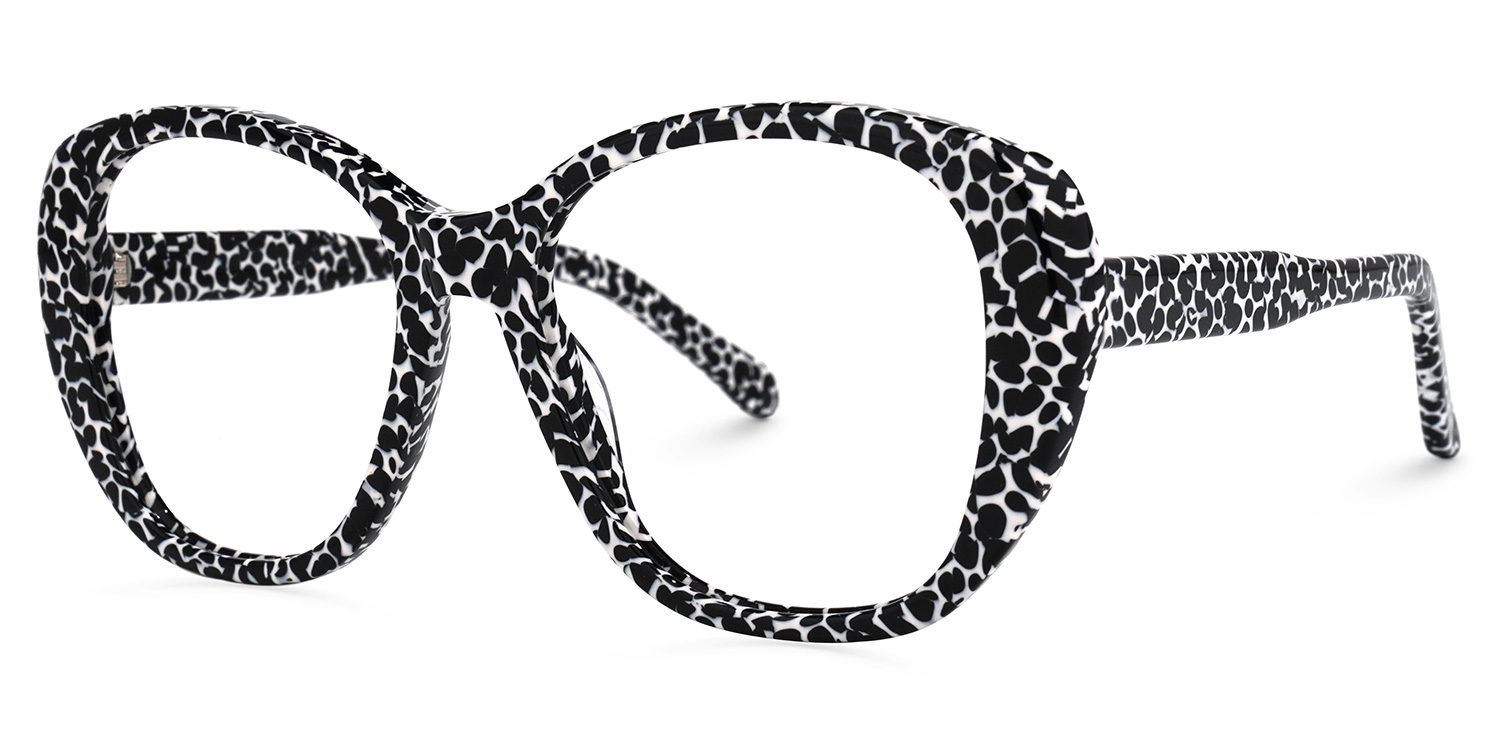 Mayda Cateye Black Glasses1