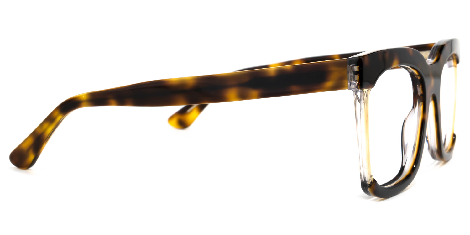 Megeney Square Tortoise Glasses2