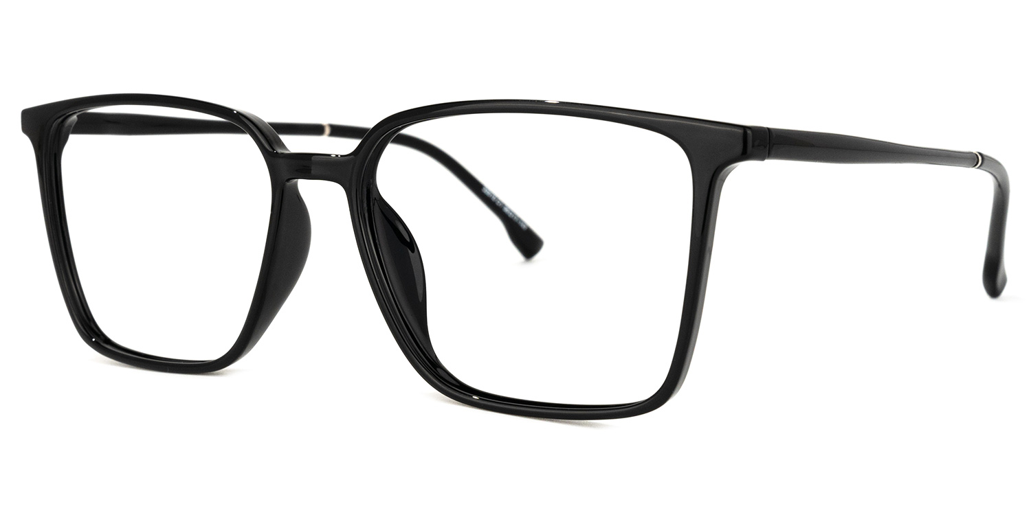 ZEELOOL Raytina Square Black Glasses