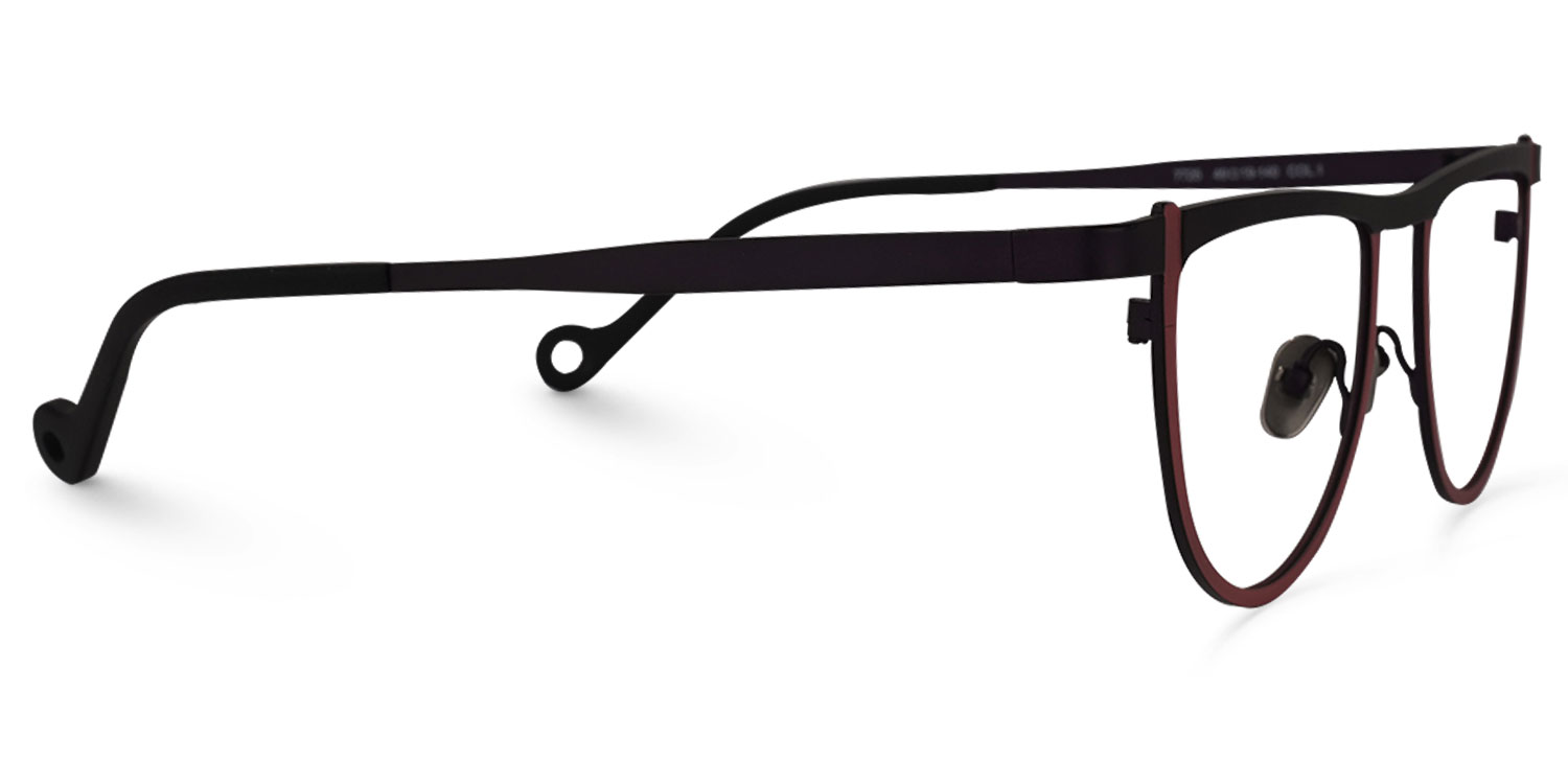 Chidera Geometric Red Glasses2