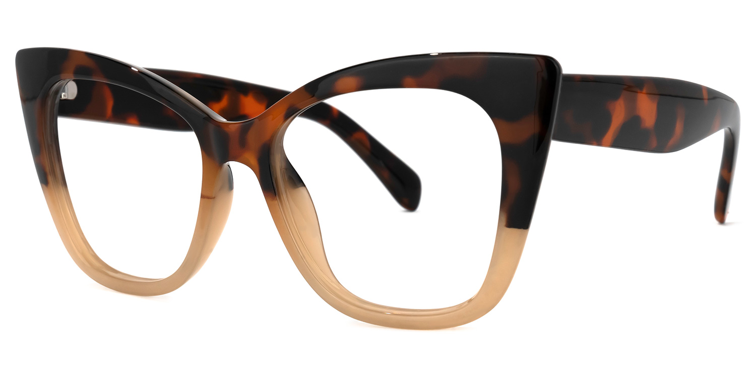 ZEELOOL Royster Cateye Tawny Glasses