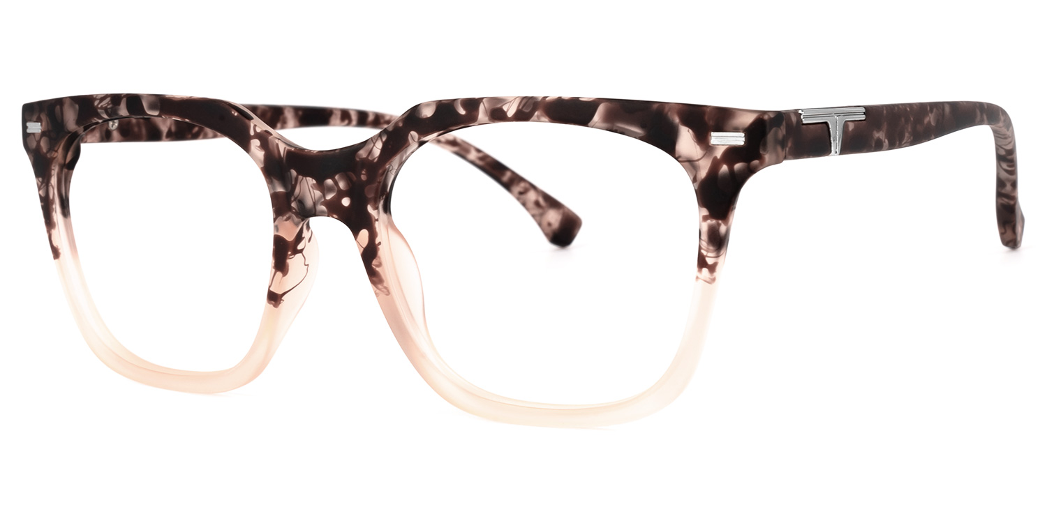 ZEELOOL Matias Square Two-Tone Glasses