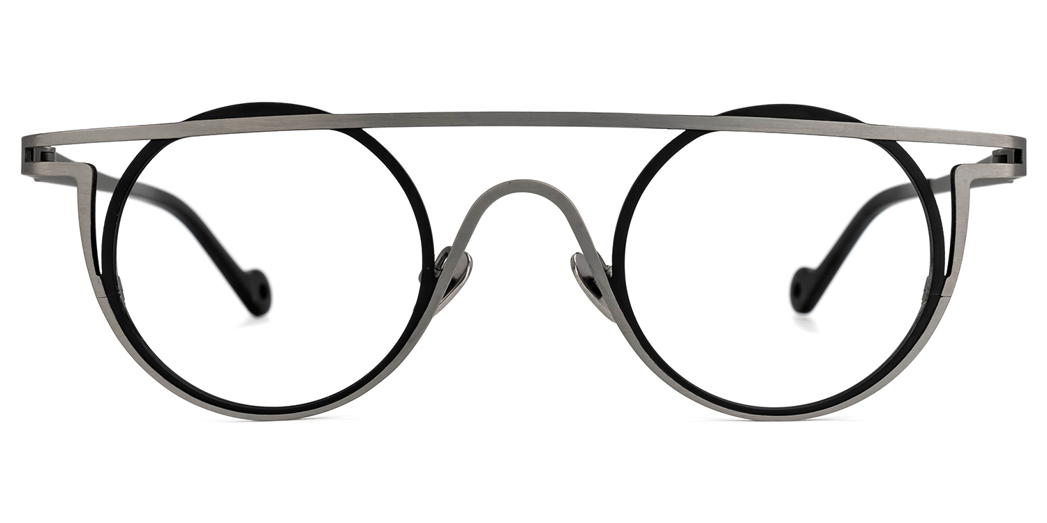 Cowan Geometric Black-Gray Glasses
