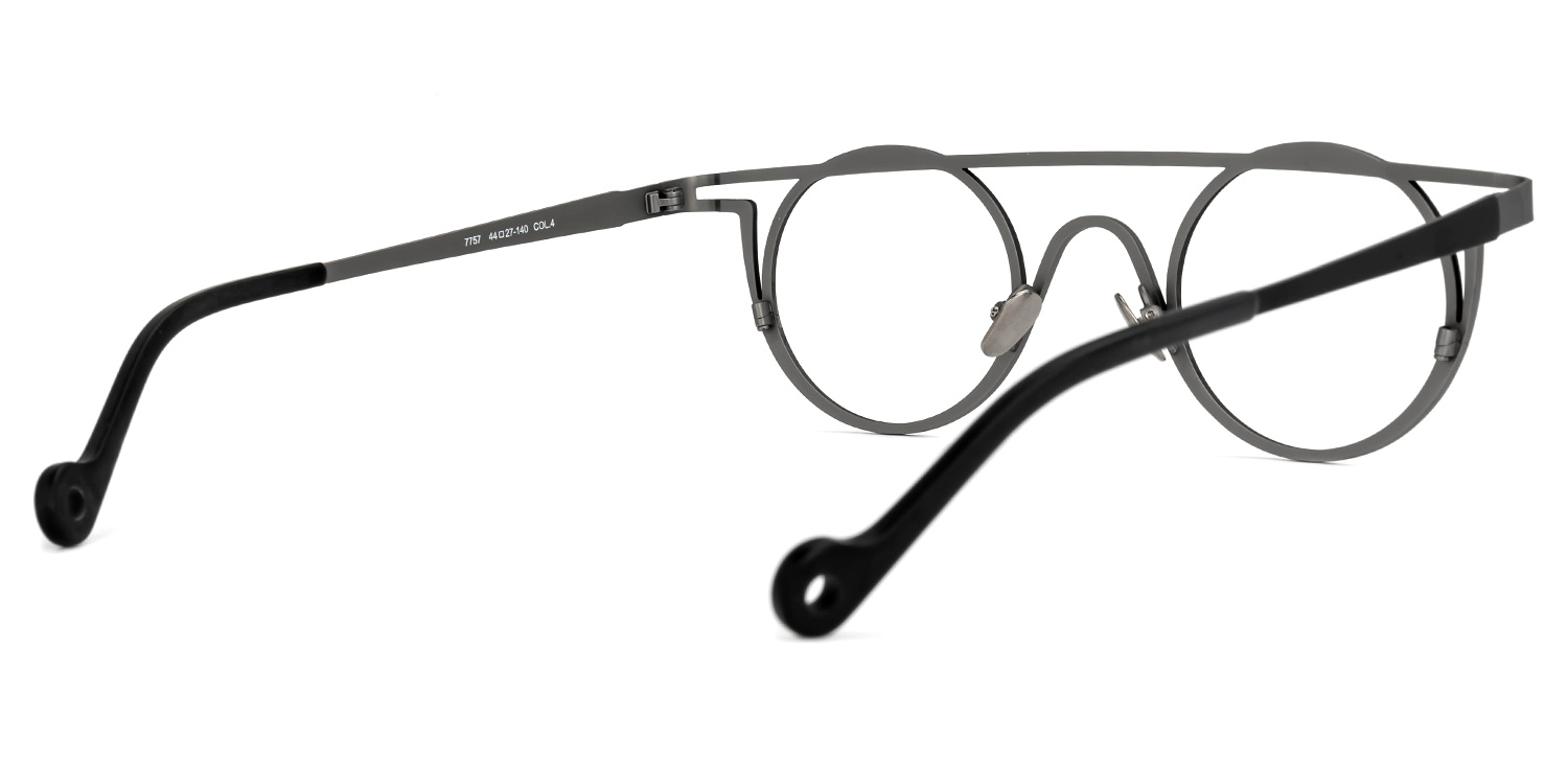 Cowan Geometric Black-Gray Glasses3