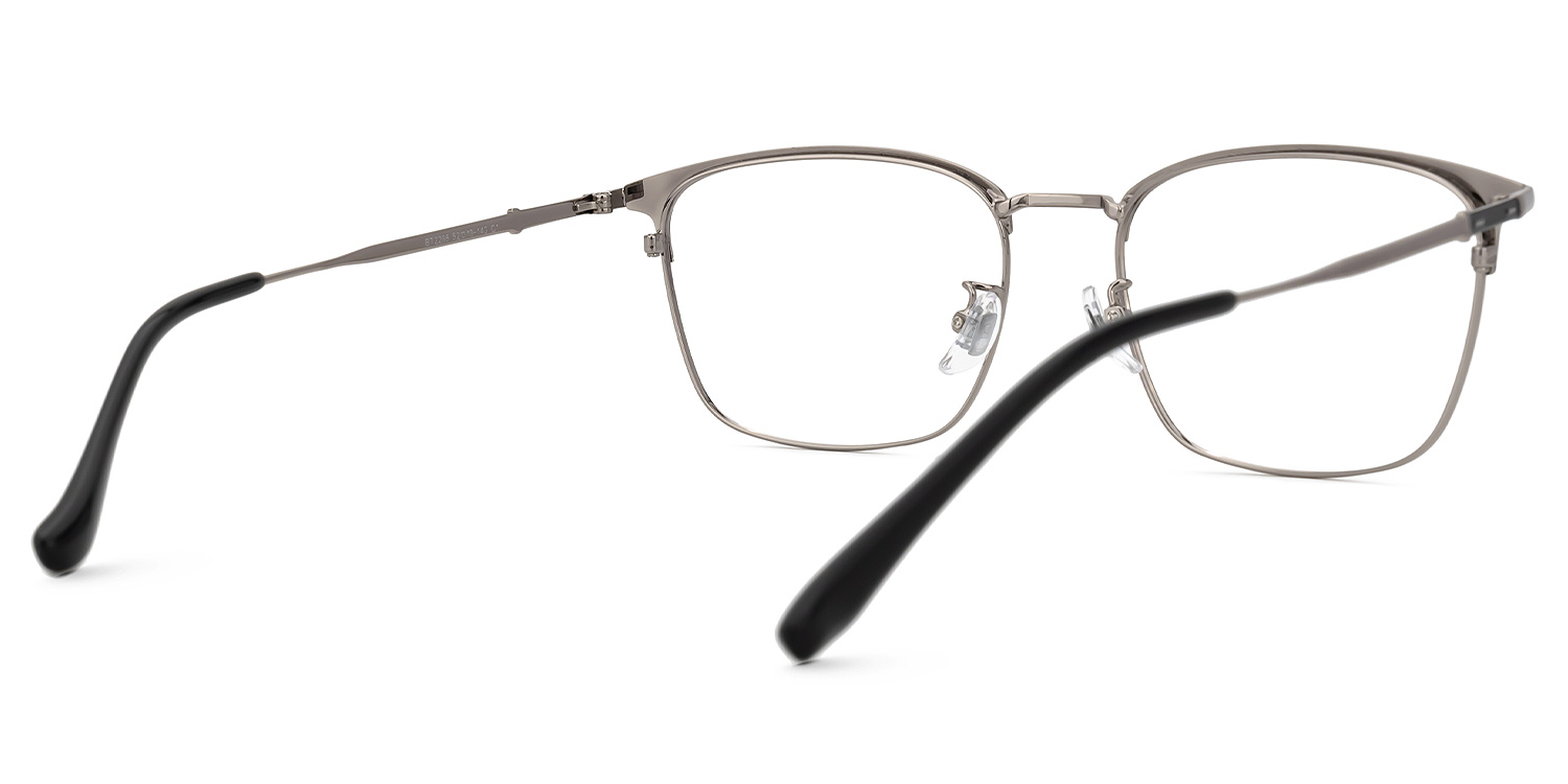 Stanage Browline Silver Glasses3