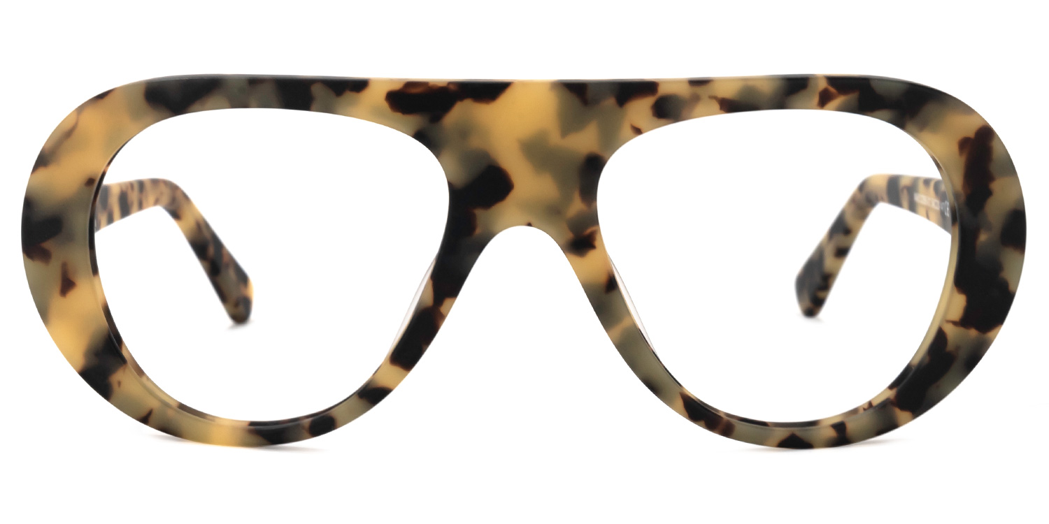 Woollery Geometric Tortoise Glasses0