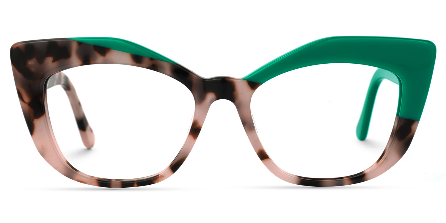Misha Cateye Pink-Tortoise Glasses good-img