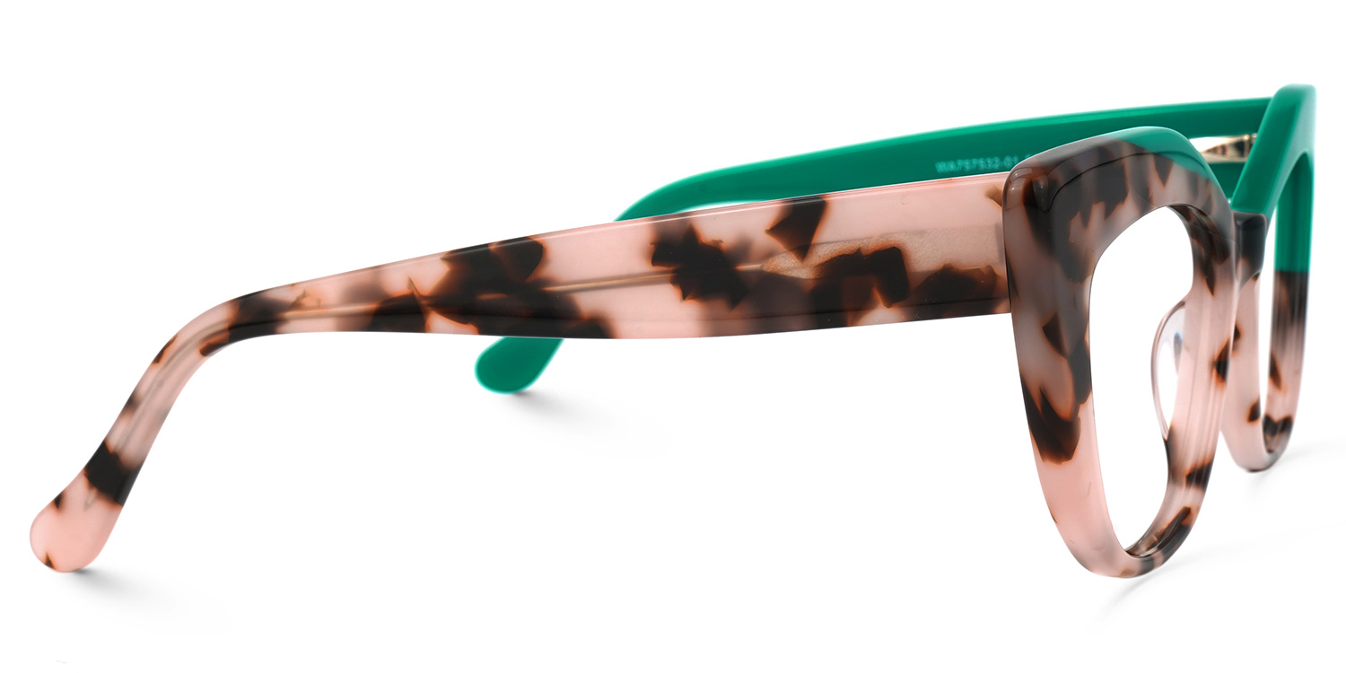 Misha Cateye Pink-Tortoise Glasses2