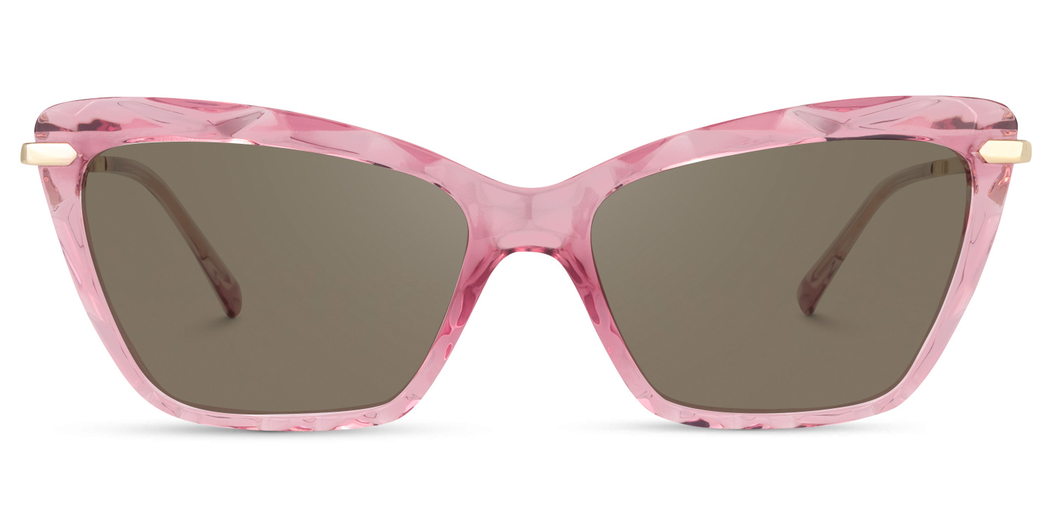Cateye Pink Glasses | Zeelool Eyewear Online12
