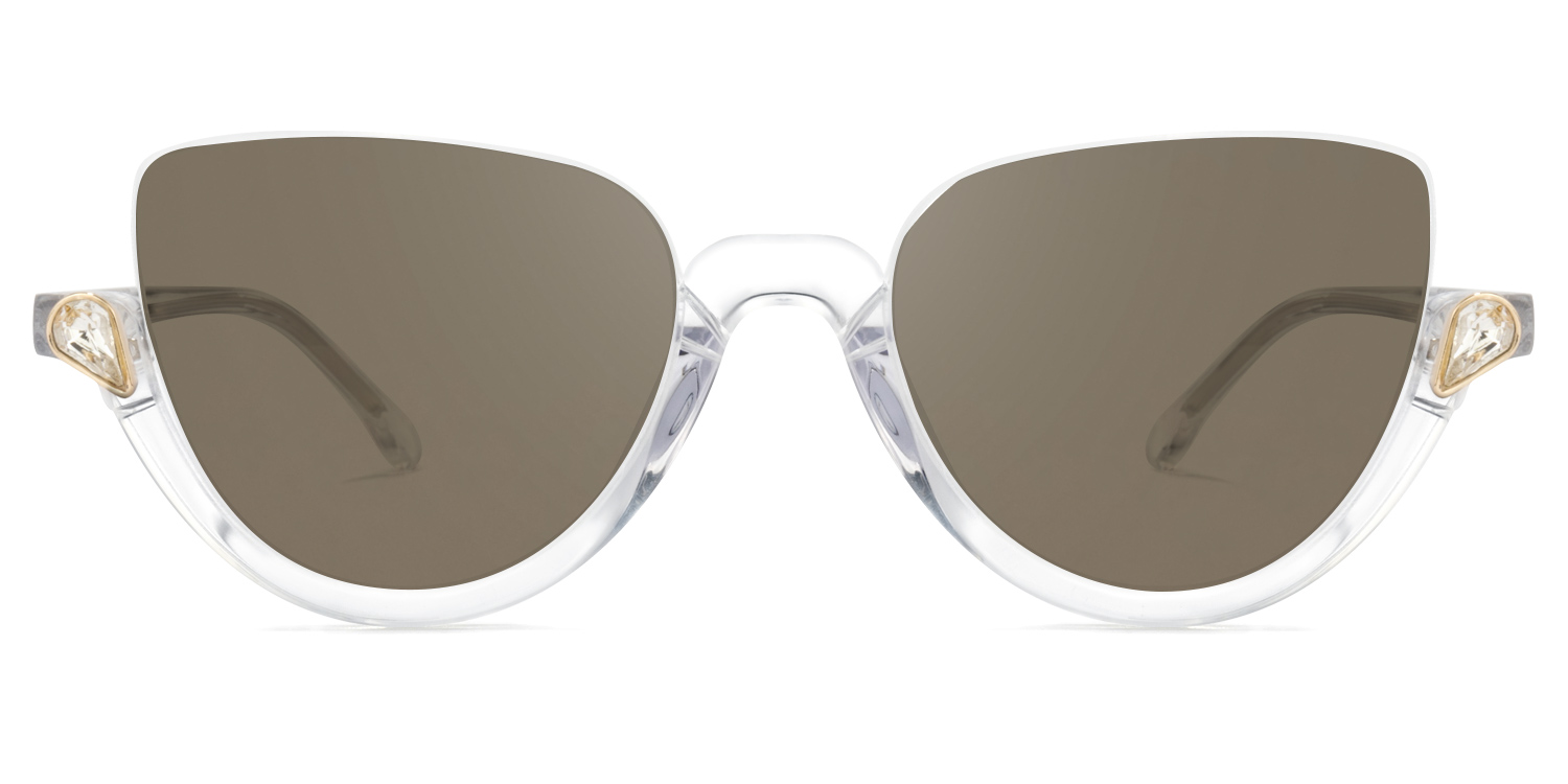 Felicia Cat Eye Clear Glasses7