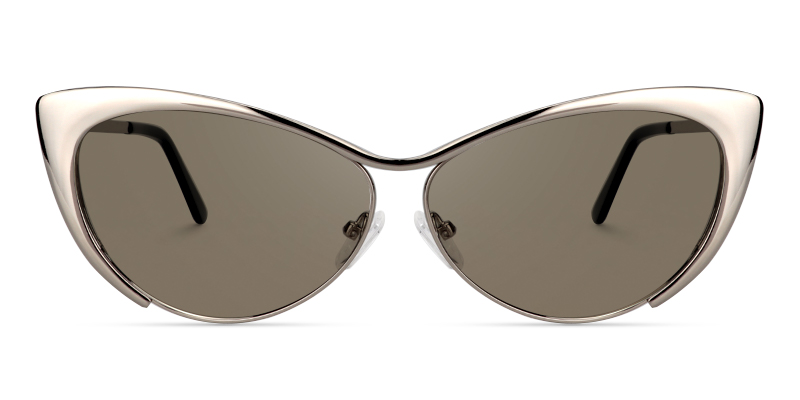 Ellen Cateye Silver Glasses14