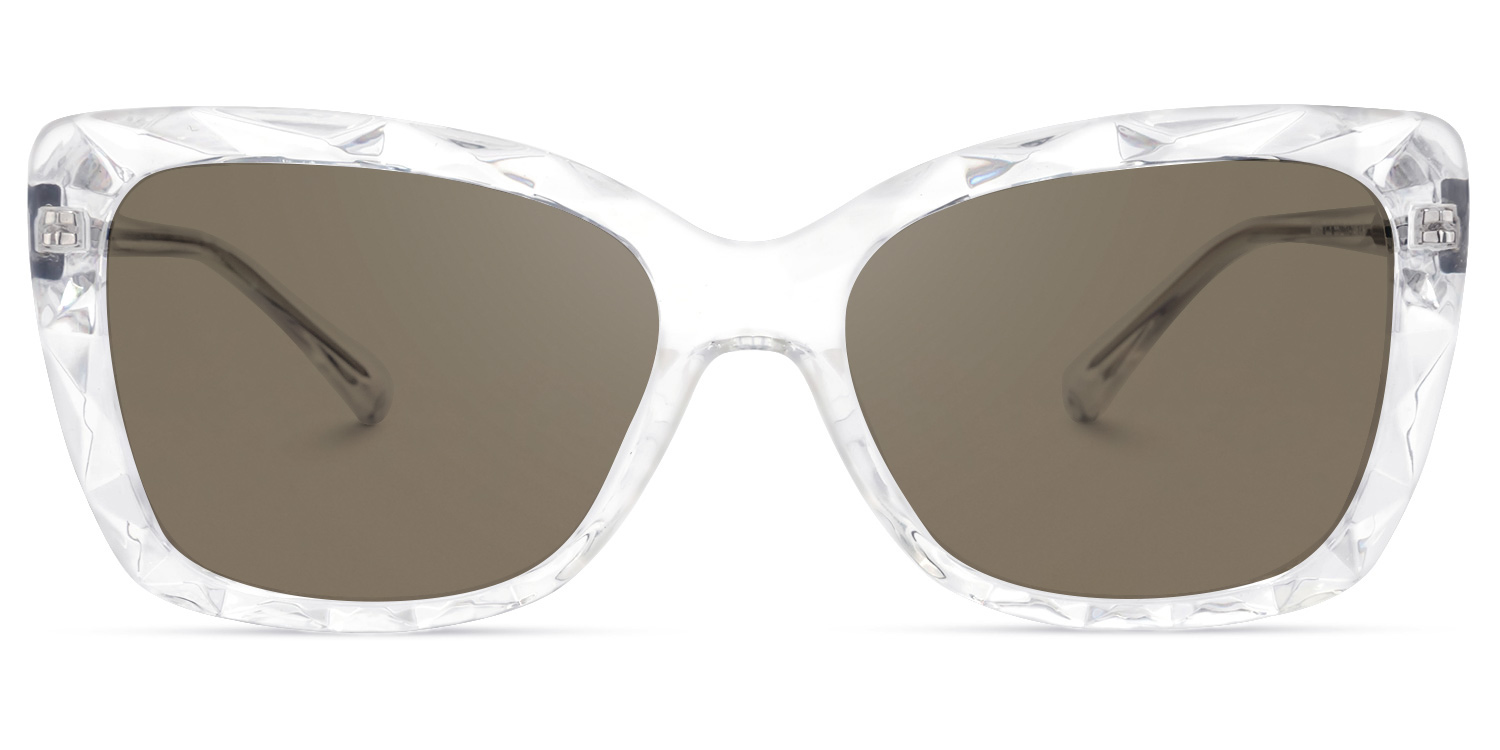 Edna Cateye Clear Glasses7