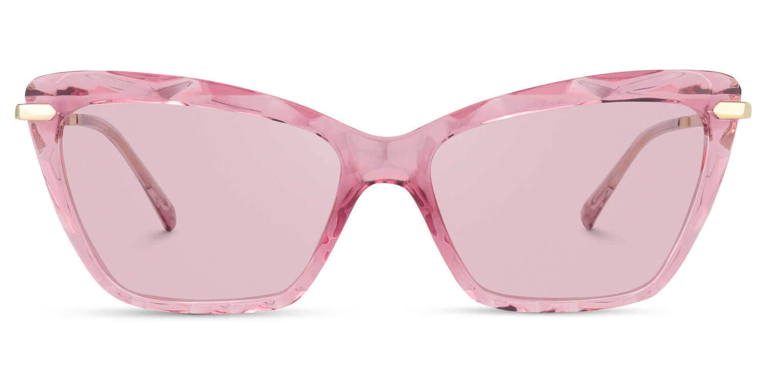 Cateye Pink Glasses | Zeelool Eyewear Online5